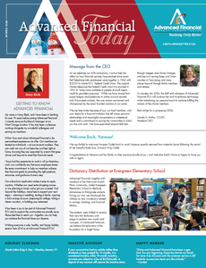 Advanced Financial FCU Winter 2026